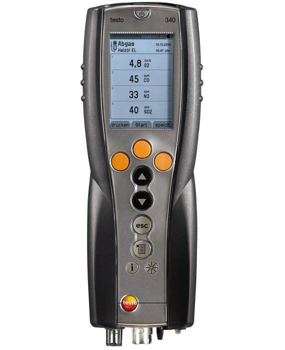 testo 340 - 工业烟气分析仪升级版