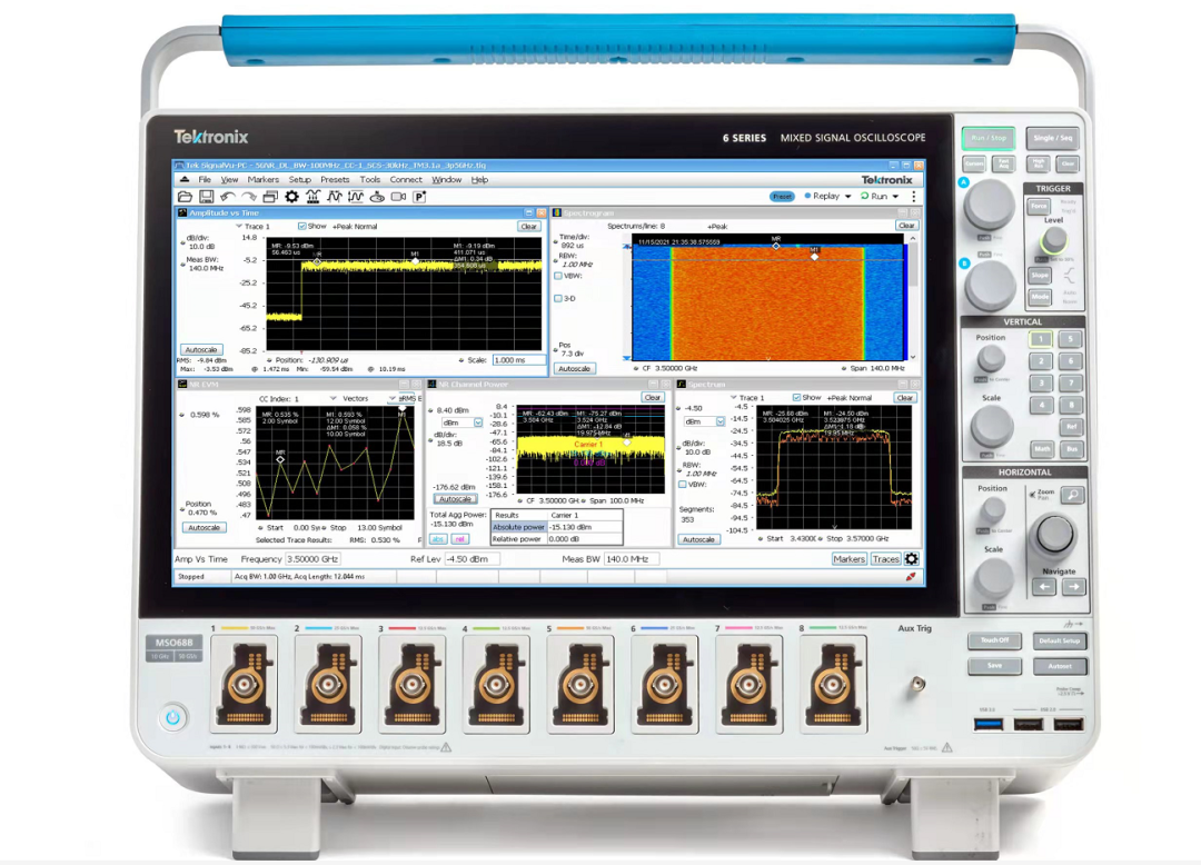 全新软件发布！泰克MSO6B高性能示波器融合5G NR分析功能