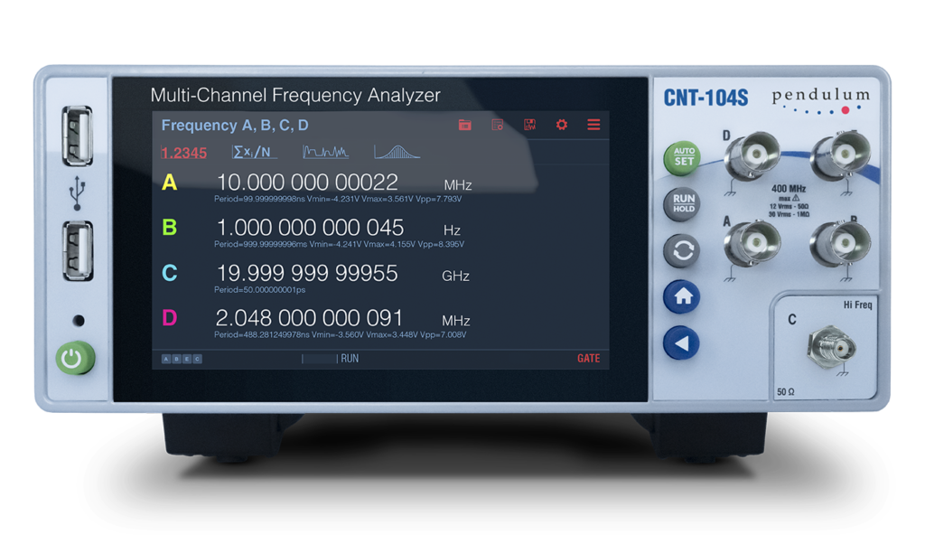 pendulum CNT-104S系列多通道频率分析仪